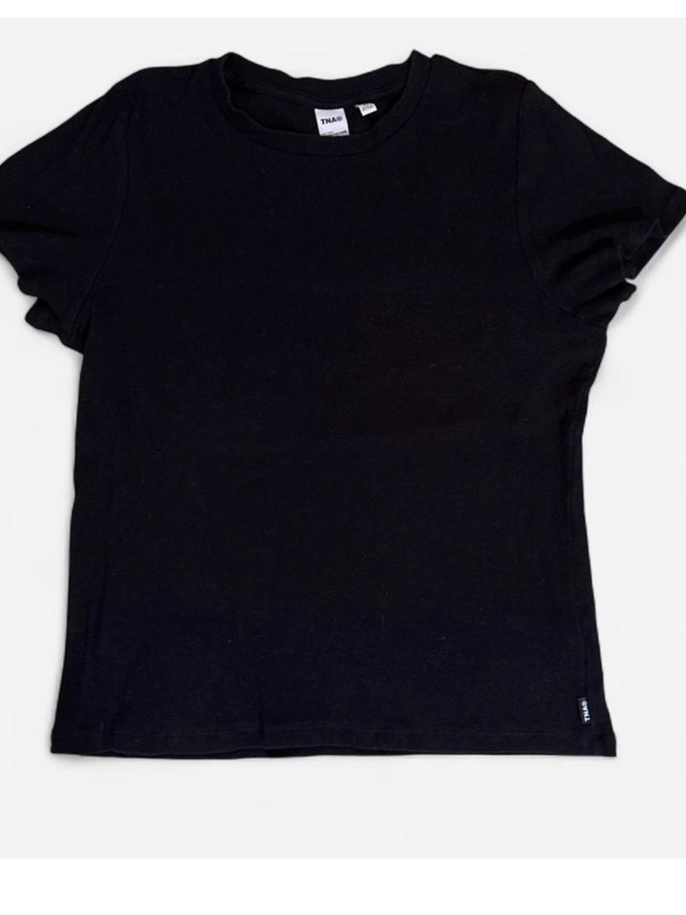 ARITZIA Tna Black Short Sleeve Crew Tee